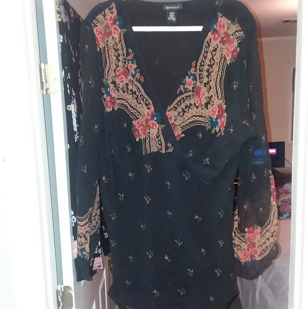 Lane Bryant Chiffon Tunic